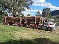Kenworth Semi Tractor & Double Trailer