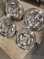 1956 Dodge Lancer 15" Spinner Hubcaps