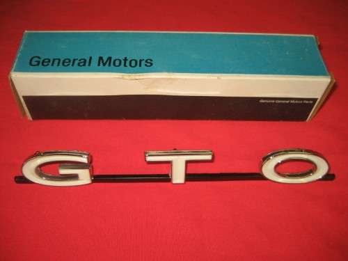 1964-66 Pontiac GTO NOS GTO Grille Emble