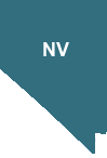 The state of Nevada map
