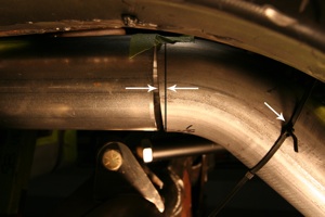 How to build a custom exhaust system on antique, vintage, old, used or classic cars or trucks - step 25