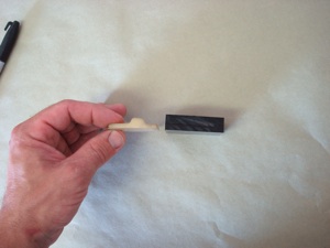 Making a new nylon guide for an antique, vintage, old, used or classic car or truck - step 7
